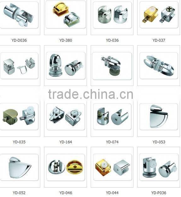 Square glass clip for glass door /Glass holding clips/glass shelf clips