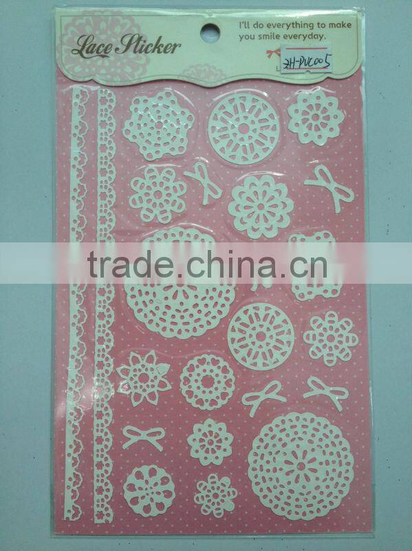 Custom cartoon figure bubbles Sticker book