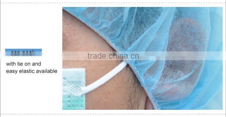 nonwoven nurse disposable medical bouffant surgical cap