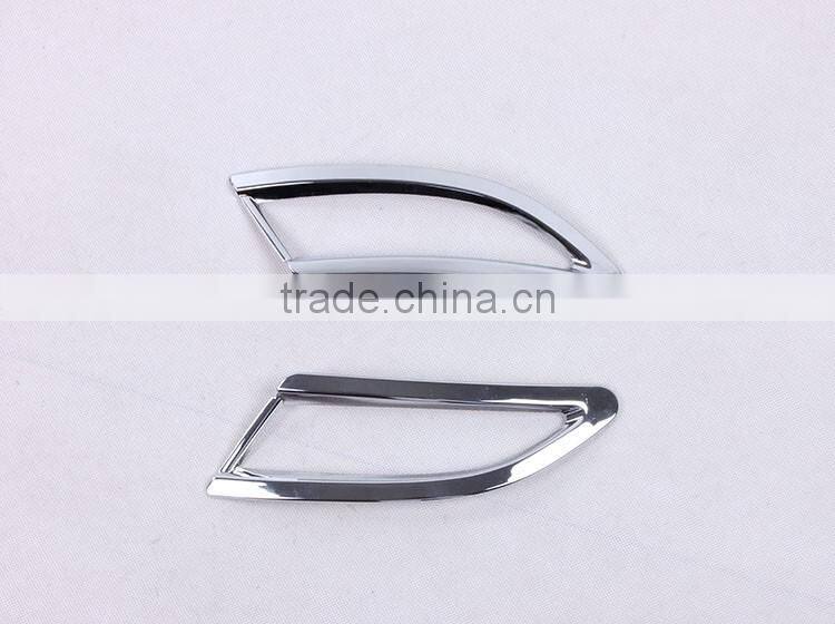 Rear Fog Light Lamp Cover ABS Chrome 2 Pcs For F-oc us Hatchback Car 2012 Accessories