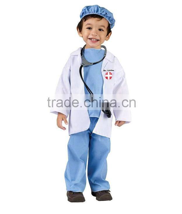 New Arrival Factory Direct Fine Cotton Style Hospital Child Uniform,kids doctor costume