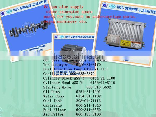 Wholesale price excavator parts supplier excavator v-belt 6222-63-3820