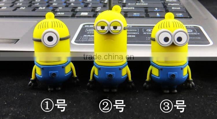 Wholeasle minions style USB Flash Drives with1 tb usb flash drive,usb flash memory 500gb