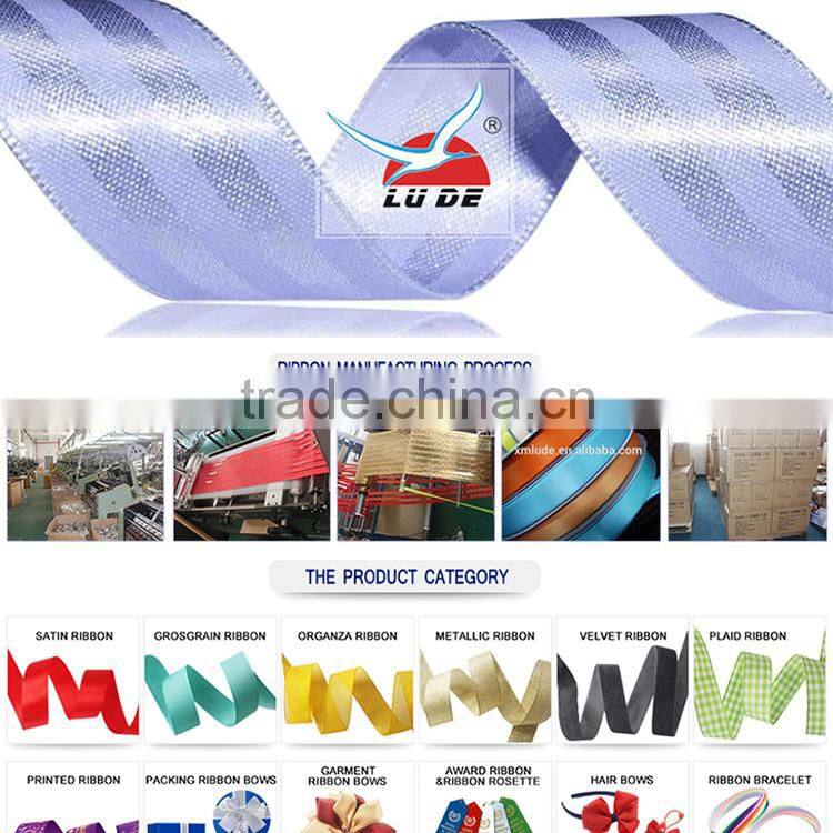 Factory wholesale colorful polka dot grosgrain ribbon