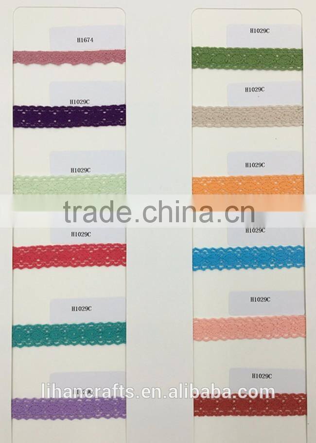 Wholesale High Quality H0907 Lace Ribbon,Crocheted Lace,100% Cotton Lace