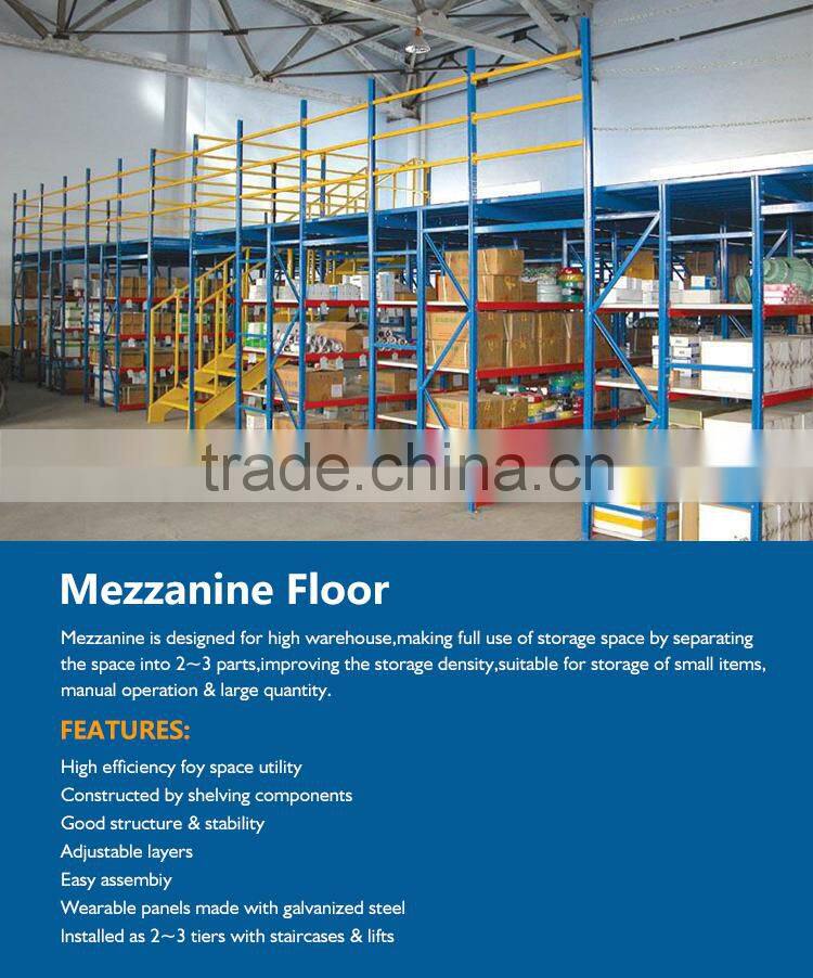Warehouse Mezzanine Racking For Warehouse Platform
