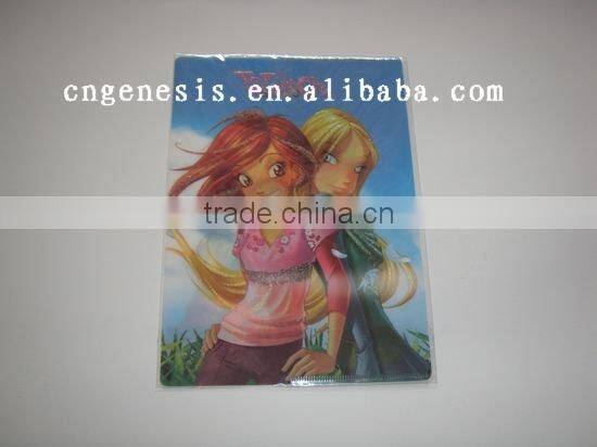 School easy use color PVC book protector/Plastic school book cover / PVC waterproof notebook cover wholesale