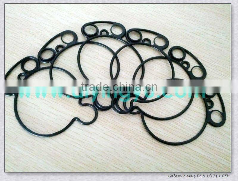 high quality soft customized nitrile/silicone/neoprene rubber waterproof gasket 100% China manufacturer