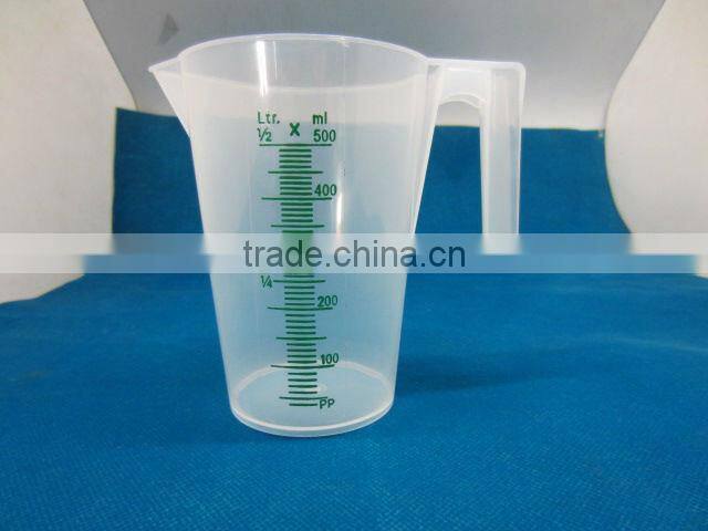plastic medicine custom graduated jigger measuring cup