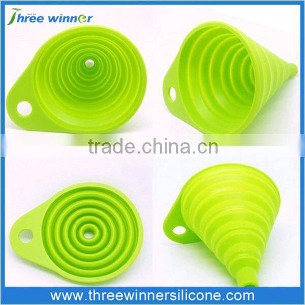 BPA free Mini Silicone Filter Funnel