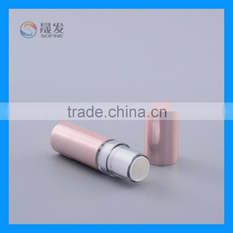 Nice color fashional pink slim lipstick tube for cosmetic