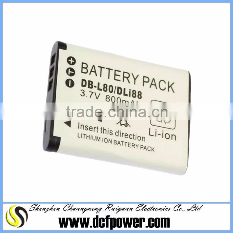 DB-L80 DB-L80A D-Li88 battery for VPC-CG10 VPC-PD1 VPC-X1200