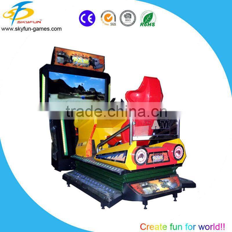 3D single motion rides racing simuator arcade adults machine for hot sale