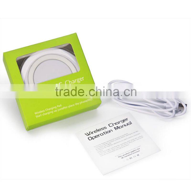 2015 biggest manufacturing product standard universal qi wireless charger