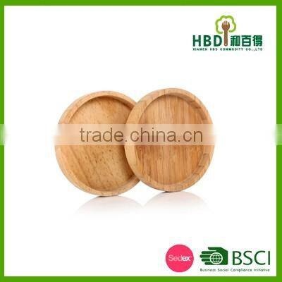 Bamboo lid for glass jar /bamboo canister lid/bamboo candle jar lid