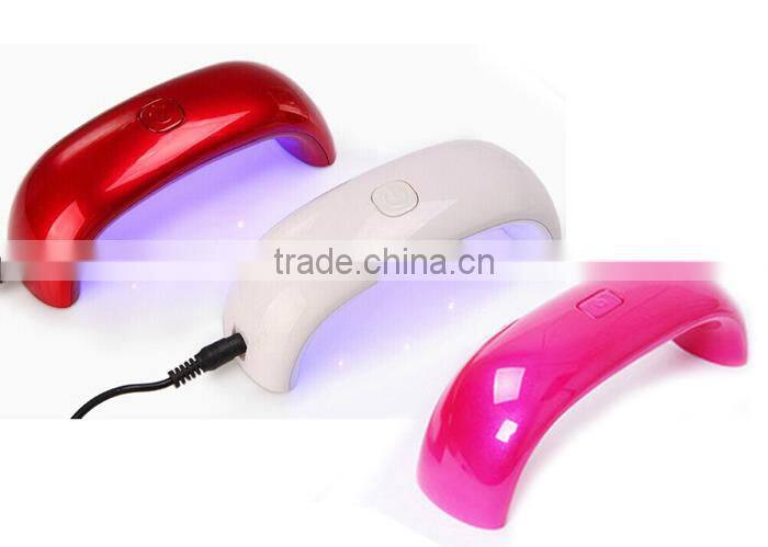 Hot sale ! 6w / 9w rainbow uv lamp led lamp nail nail tools