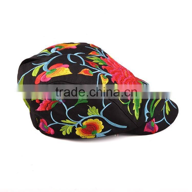 Luckybags manufacturer flower snapback hats custom embroidery snapback hats wholesale hip hop snapback