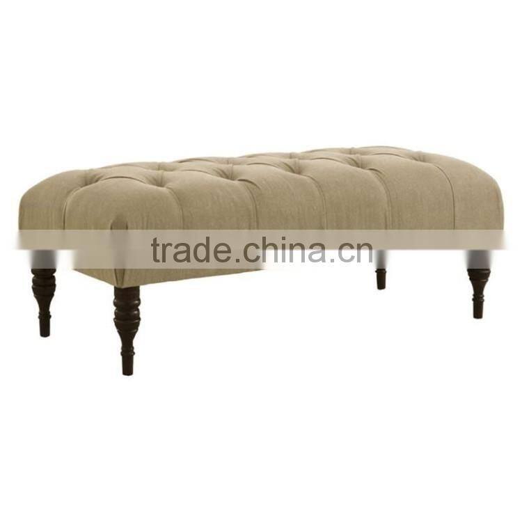 leather chair and ottomans