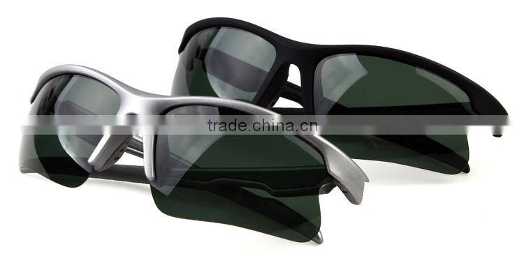 Biking Half Rim Rubber Painting UV400 New Sports Polarized Sunglasses