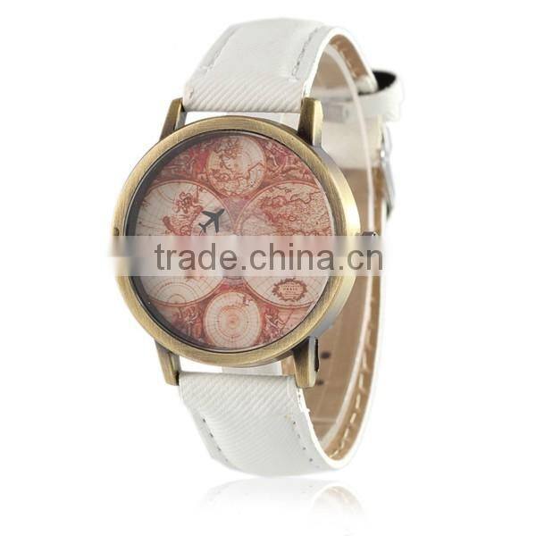 Newest Map Face Design Women Watch Wholesale