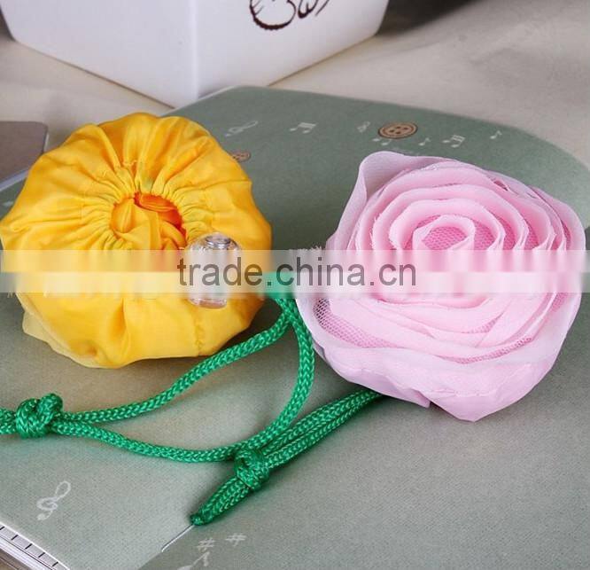 Polyester foldable Eco Storage Reusable Tote Housewife Shopping Bags