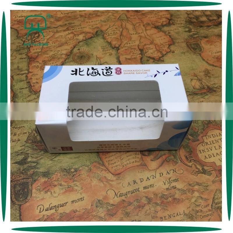 custom printing cake boxes and packaging with PVC window