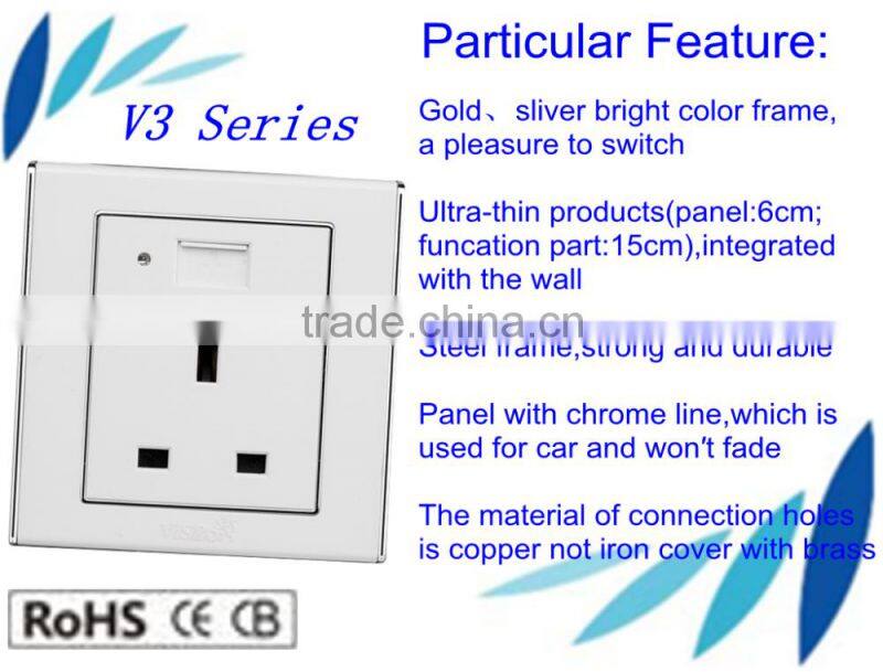 New Arrival Reasonable Price usb controlled power socket with alumunium material