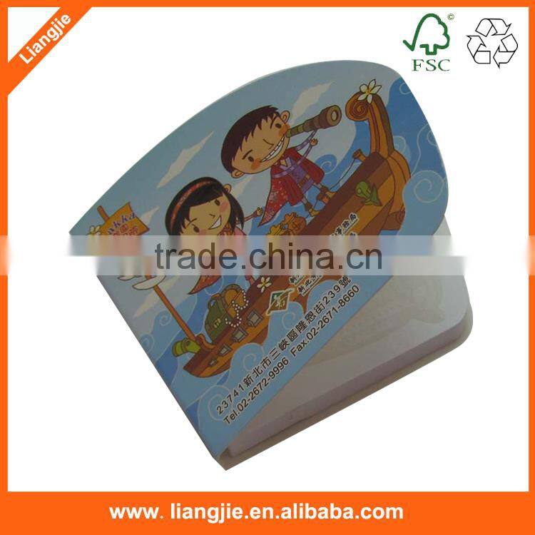 Die-cut paper cube, slant memo cube, printing memo block