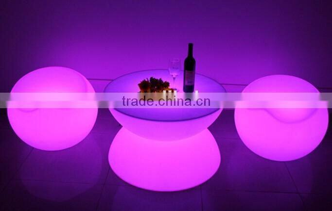 Comfortable One Seat Good Quality LED Leisure Sofa Furniture /Lighting Nightclub or Coffee Shop Furniture