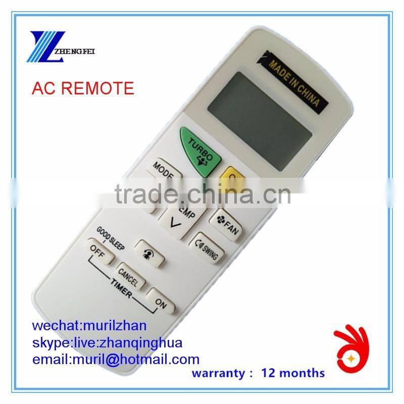 ZF White 12 Keys Air conditioner remote control with Big LCD display