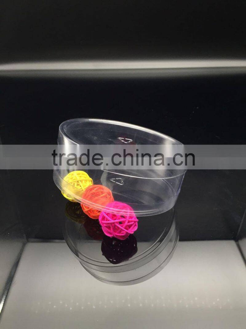 clear plastic cylinder container