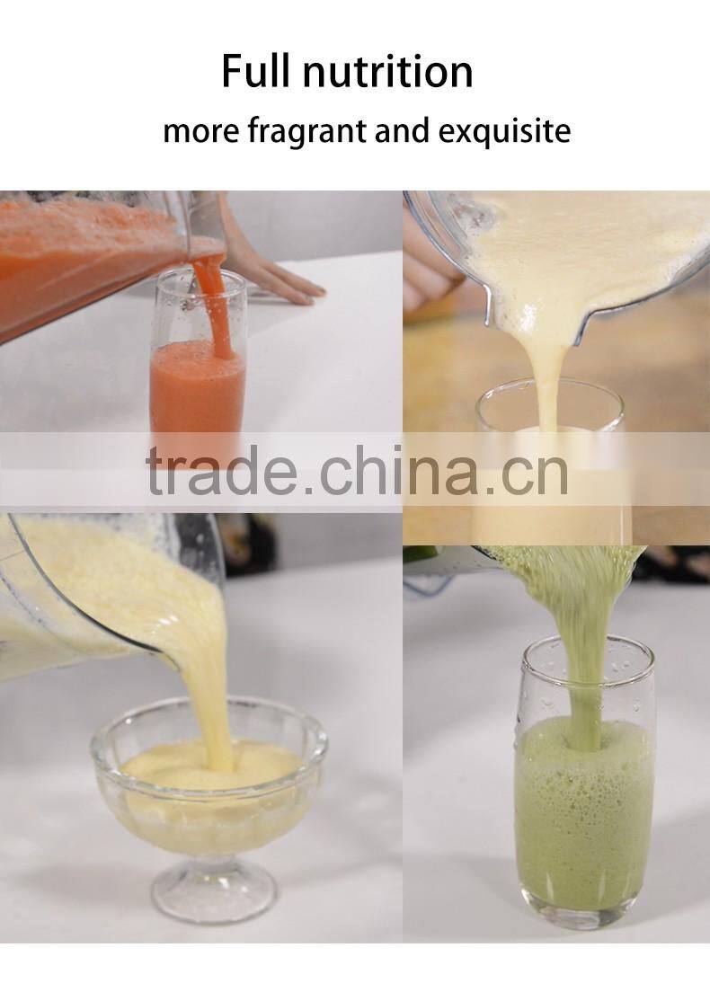 1350W CE CB ROHS LFGB juicer ice high power smoothie electric commercial mixer blender machine