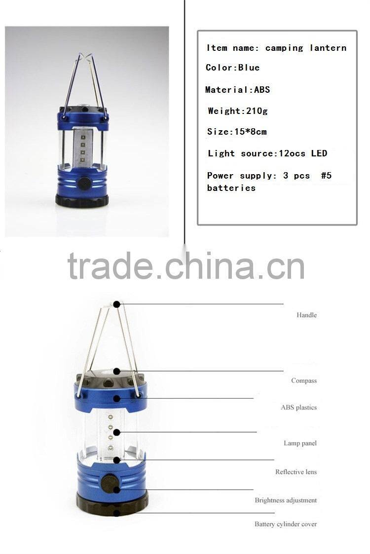 solar power LED Camping Lantern with compass china supplier solar power energy street light pole
