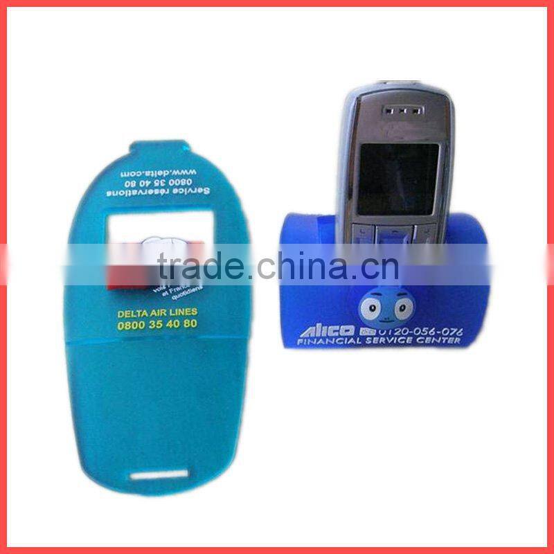 2013 new design soft pvc cell/mobile phone holder
