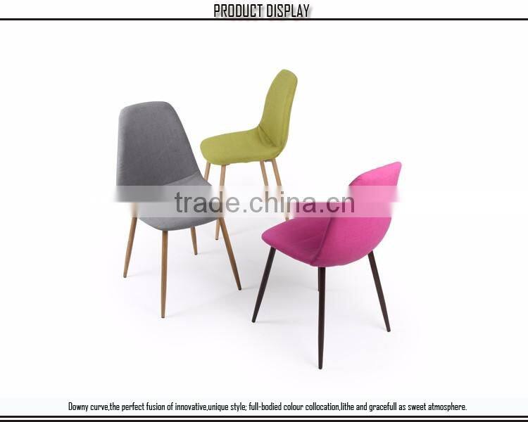 Popular Wholesale Cheap Fabric Metal Chair for Living Room