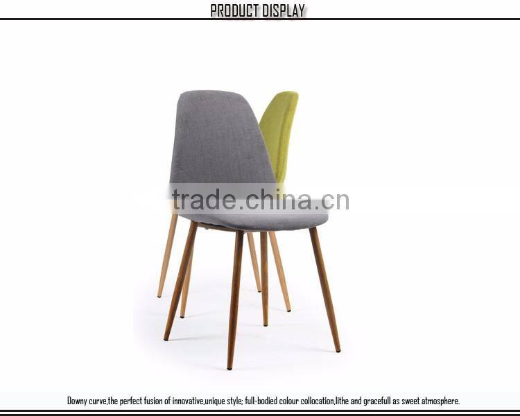 Popular Wholesale Cheap Fabric Metal Chair for Living Room