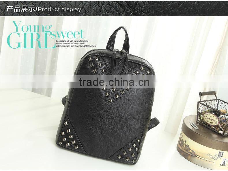China supplier hobo satchel bags women water-washed soft leather backpack fashion 2016