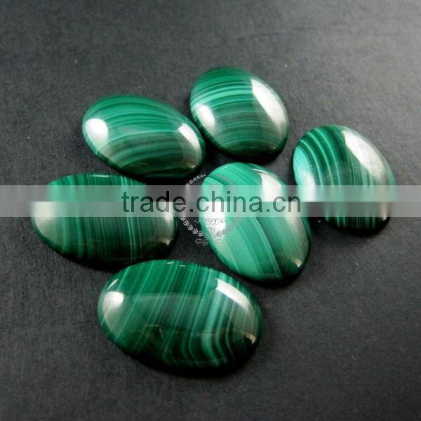 18x25mm oval peacock green malachite cabochon DIY supplies for earrings,rings,pendant charm findings 4120063
