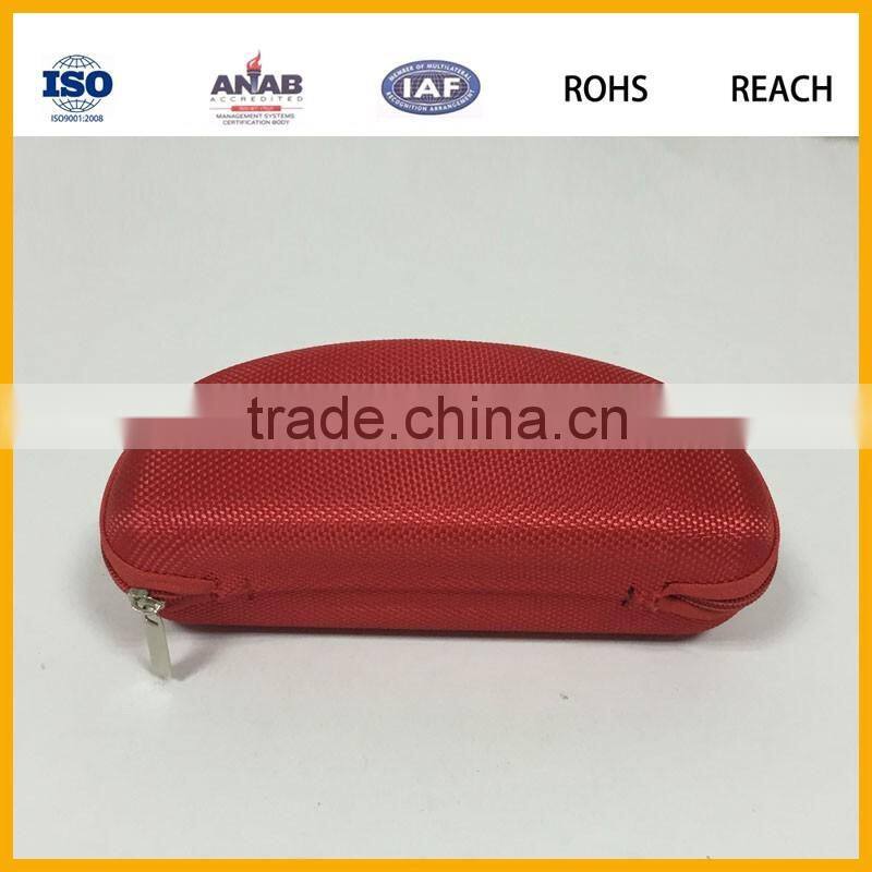 Custom Hard Fancy Shell Shape Nylon Glasses Case with Zipper