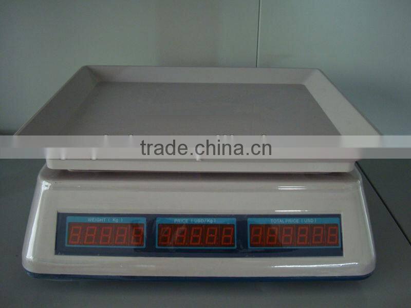 2016 neweast Dual Purpose 25KG Price Scale With Plastic Pan , whoesale good price price counting scale for sale