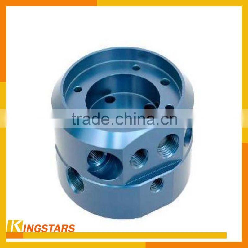 CNC turned machining anodized aluminum 7075-t6 custom parts