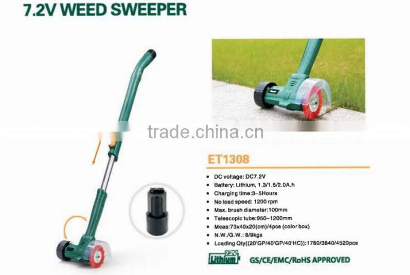 Yanto ET1308 7.2V Lithium Ion String Trimmer and Sweeper Combo Kit