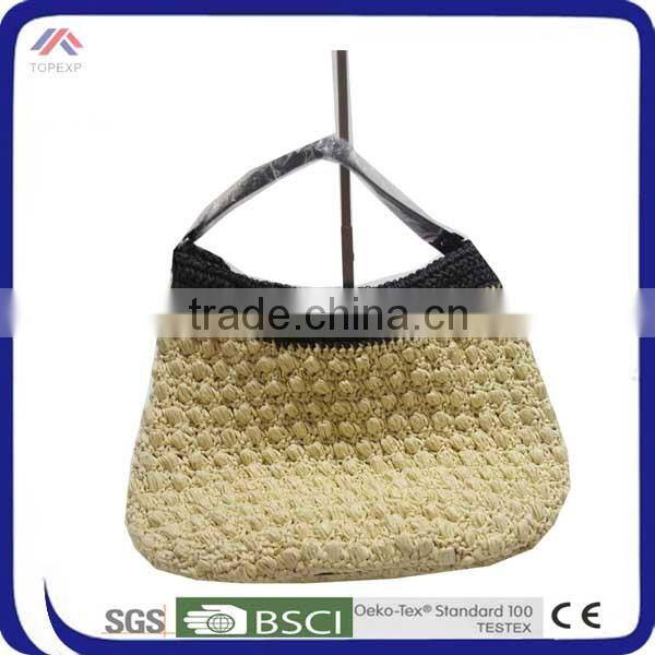Natural Foldable Soft Straw Bag Shoulder Bag