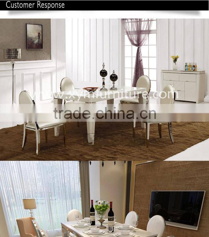 Romantic Style Beautiful Stainless Steel Banquet Chair