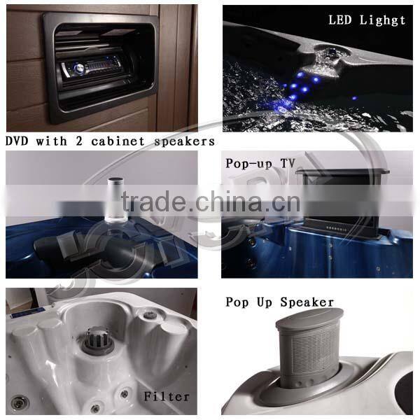 Popular Outdoor Whirlpool Spa hot swim pool