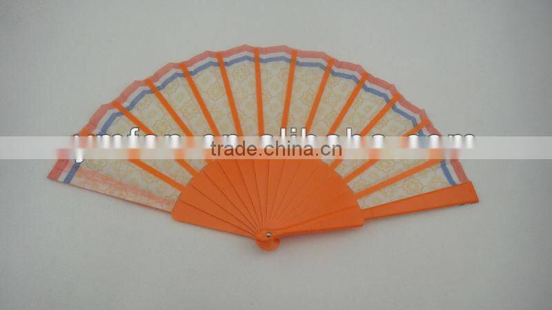 new style advertising plastic with fabric fan