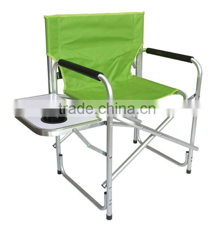 Lightweight aluminum fishing chair high seat folding beach chair