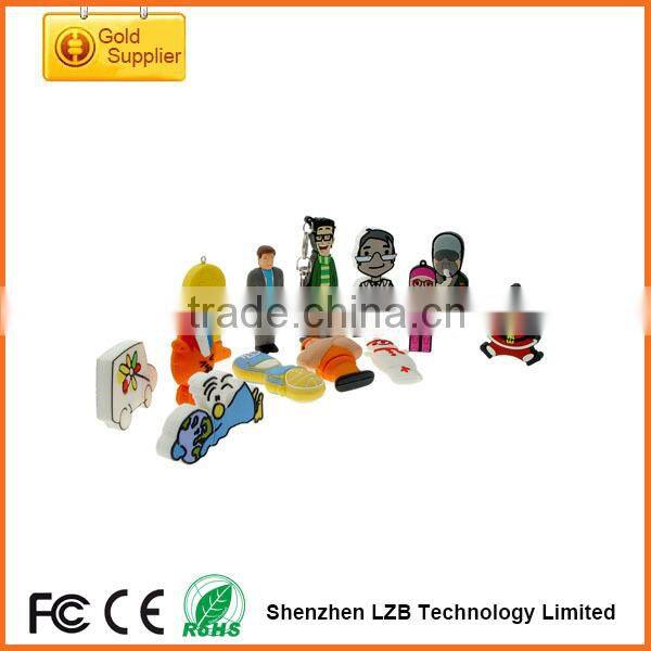 usb3.0 OEM promotional pvc plastic gift bulk 1gb usb flash drive
