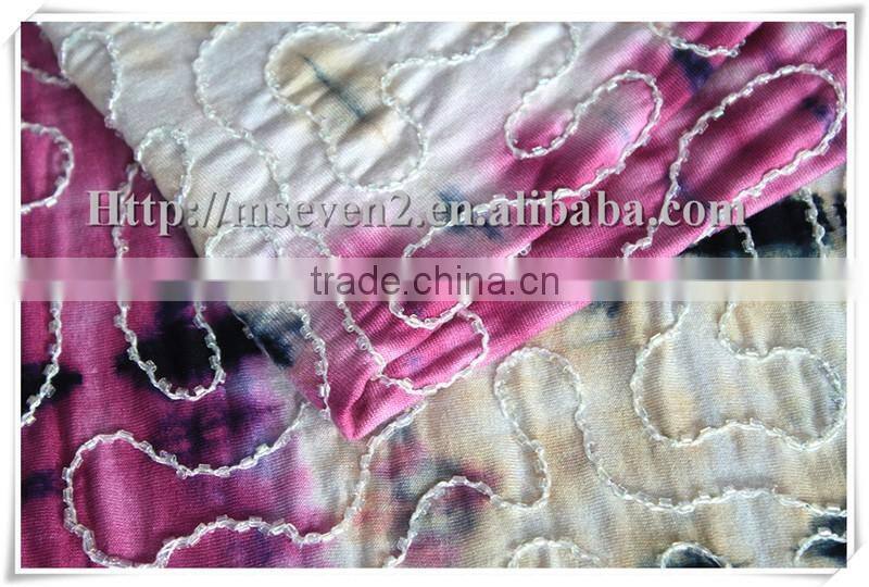 Wholesale Washable upholstery home textile fabric with beads