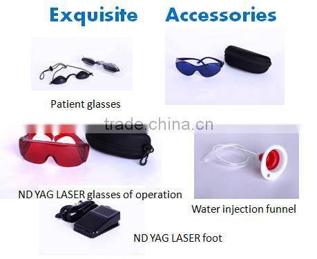 2016 portable ipl shr super hair removal machine ND YAG Laser tattoo removal multifunctional for home use